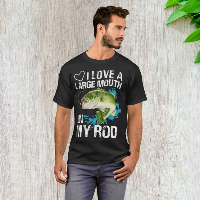 Large Mouth On My Rod T-Shirt (Creator Uploaded)