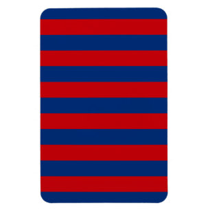 Large Nautical Theme Horizontal Stripes Magnet