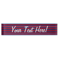 Large Nautical Theme Horizontal Stripes