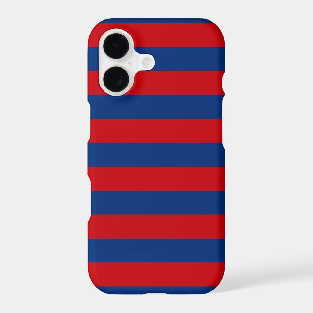 Large Nautical Theme Horizontal Stripes Style (Back)