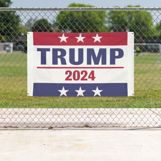 Large Outdoor Trump 2024 Banner (Insitu)