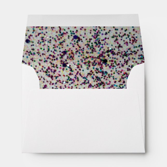 Large Pastel Glitter Envelope (Back (Bottom))