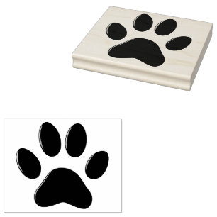 Large Paw Print Stamp