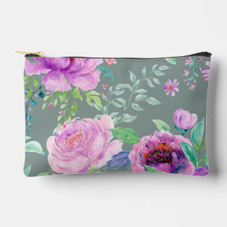 Large Peony  Accessory Pouch