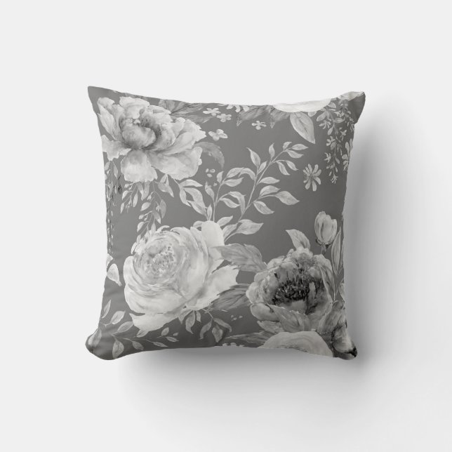 Large Peony  Cushion (Front)