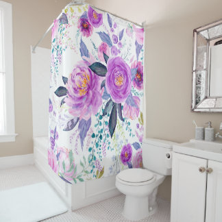 Large Peony  Shower Curtain