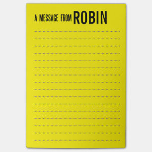 Large Personalised Post-It Notes