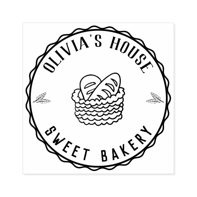 Large Personalized Homemade Logo Custom Rubber Sta Rubber Stamp (Imprint)