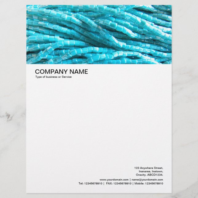 Large Picture Header - Bead Ropes 02 Customised Letterhead (Front)