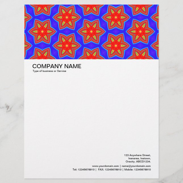 Large Picture Header - Geometric 160614 (05) Custom Letterhead (Front)