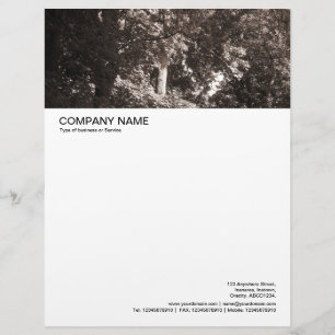 Large Picture Header - In the Trees Custom Letterhead