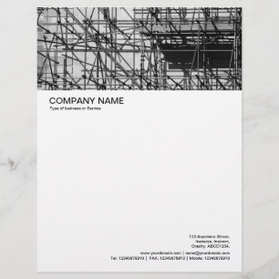 Large Picture Header - Scaffolding Personalized Letterhead