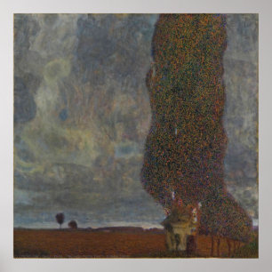 Large Poplar II — Gustav Klimt (1903) Poster