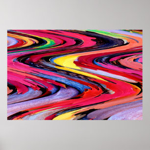 Large Poster 24 x 36 in Muted Colours - Fall Dance