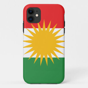 LARGE PRINT Kurdistan Flag Case-Mate iPhone Case