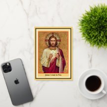 LARGE PRINT Spiritual Communion Prayer Card