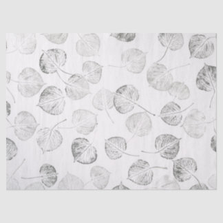 Large Print Trembling Aspen Leaf Pattern © S. Long Tissue Paper