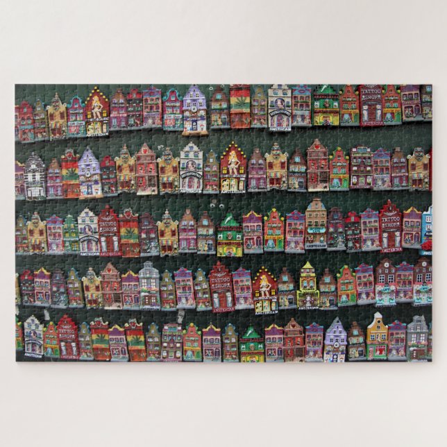Large really difficult Puzzles Amsterdam houses  (Horizontal)
