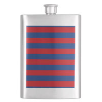 Large Red and Blue Horizontal Stripes