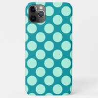 Large retro dots - turquoise and aqua