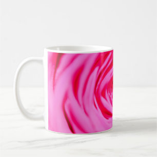 large rose Bud close-up, with blur effect backgrou Coffee Mug