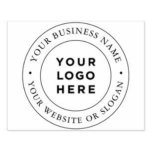 Large round rubber stamp