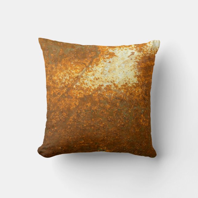 large Rust backgroundabstract, ancient, antique, b Cushion (Front)