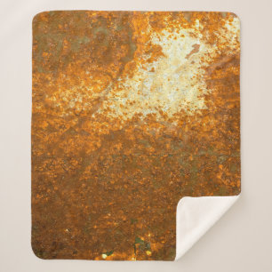 large Rust backgroundabstract, ancient, antique, b Sherpa Blanket