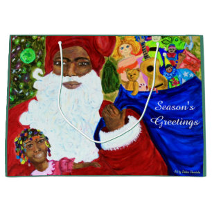 Large Santa Claus Gift Bags - Christmas Holidays