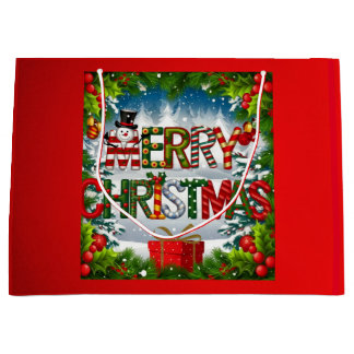 Large Santa Giftbag Gift Bag