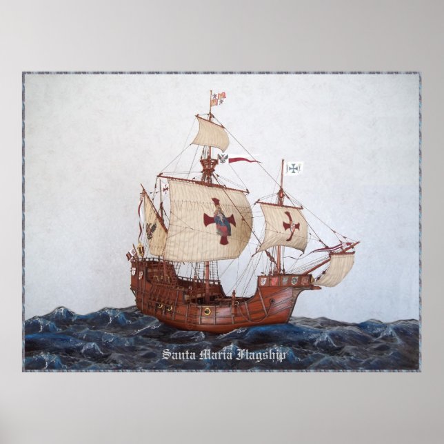 Large Santa Maria Flagship Poster (Front)