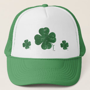 Large Shamrock - vintage style Trucker Hat