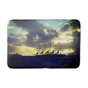 Large Ship Bath Mat