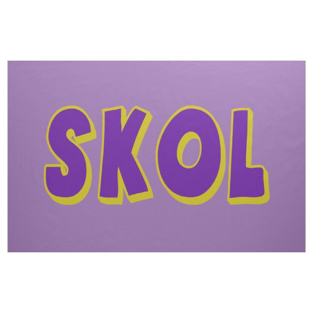 Large SKOL Fabric Material for Banner or Flag (Yard)