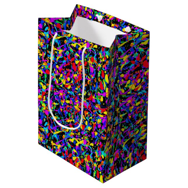 Large Splatter - Gift Bag (Front Angled)