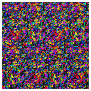 Large Splatter - Polyester Poplin Fabric