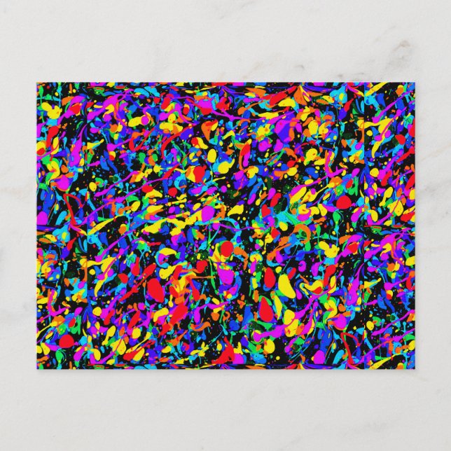 Large Splatter - Postcard (Front)