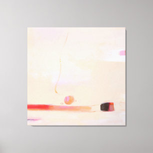 Large Square Abstract Painting by Maura Reed Canvas Print