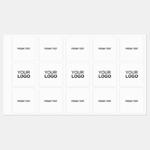 Large Square Adhesive / Waterproof Label