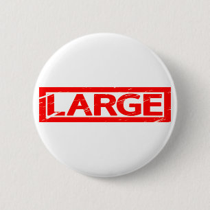 Large Stamp 6 Cm Round Badge