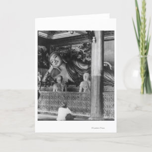 Large Statue of Buddha in Thailand Card