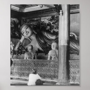 Large Statue of Buddha in Thailand Poster