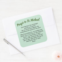 Large Stickers Prayer to St. Michael the Archangel