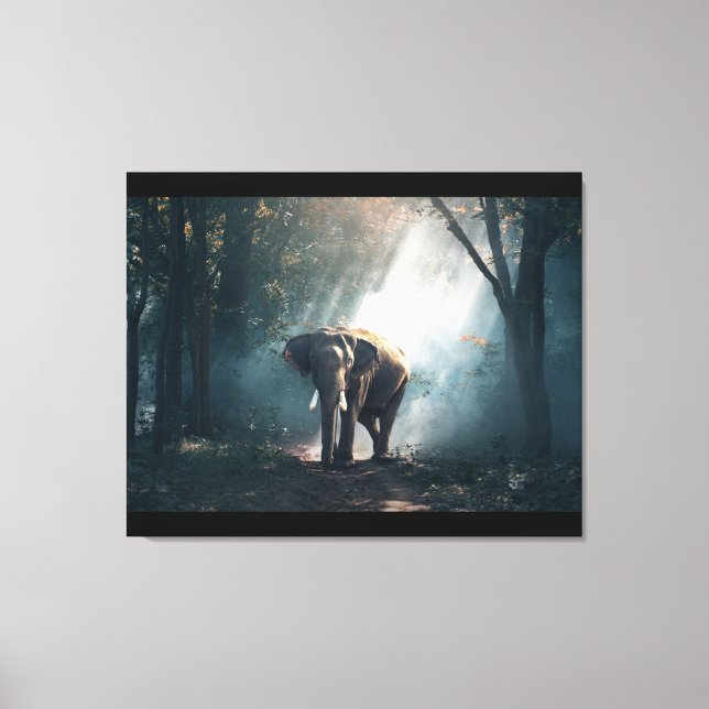 Large Stretched Canvas Print (Front)