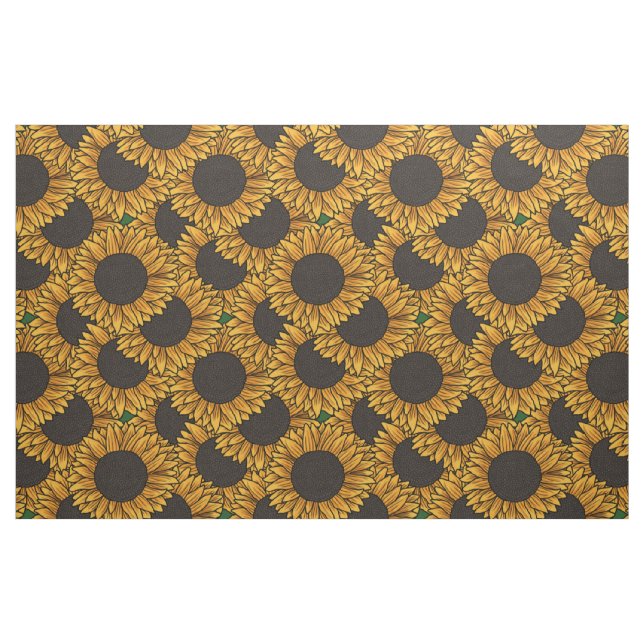 Large Sunflower Field Fabric (Yard)