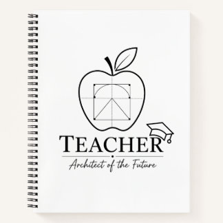 Large Teacher Architect Lesson Planner Notebook