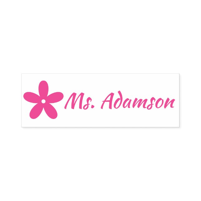 LARGE Teacher Self-Inking Stamp (Design)