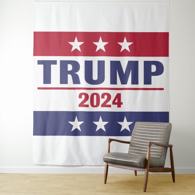 Large Trump 2024 Tapestry (In Situ)