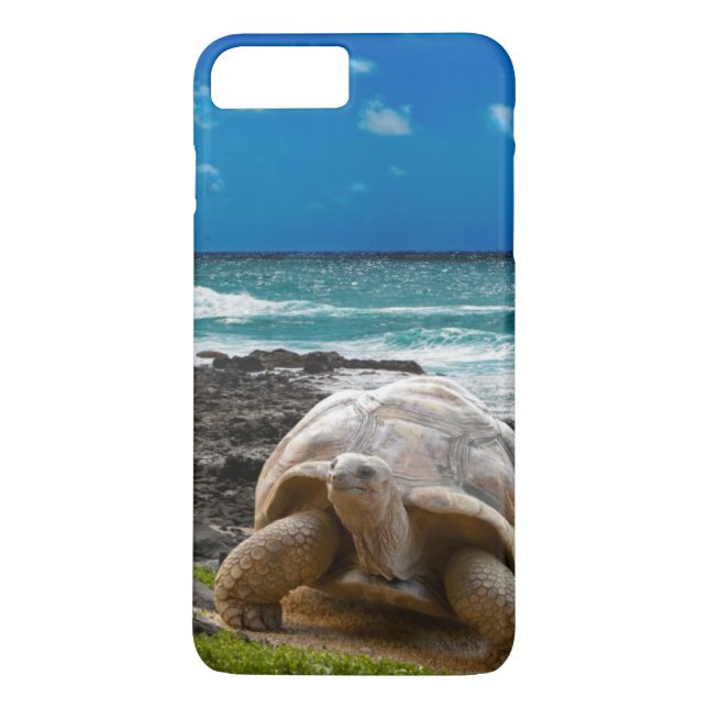 Large turtle at the sea edge Case-Mate iPhone case (Back)