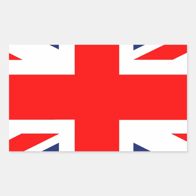 Large Union Jack.png Rectangular Sticker (Front)